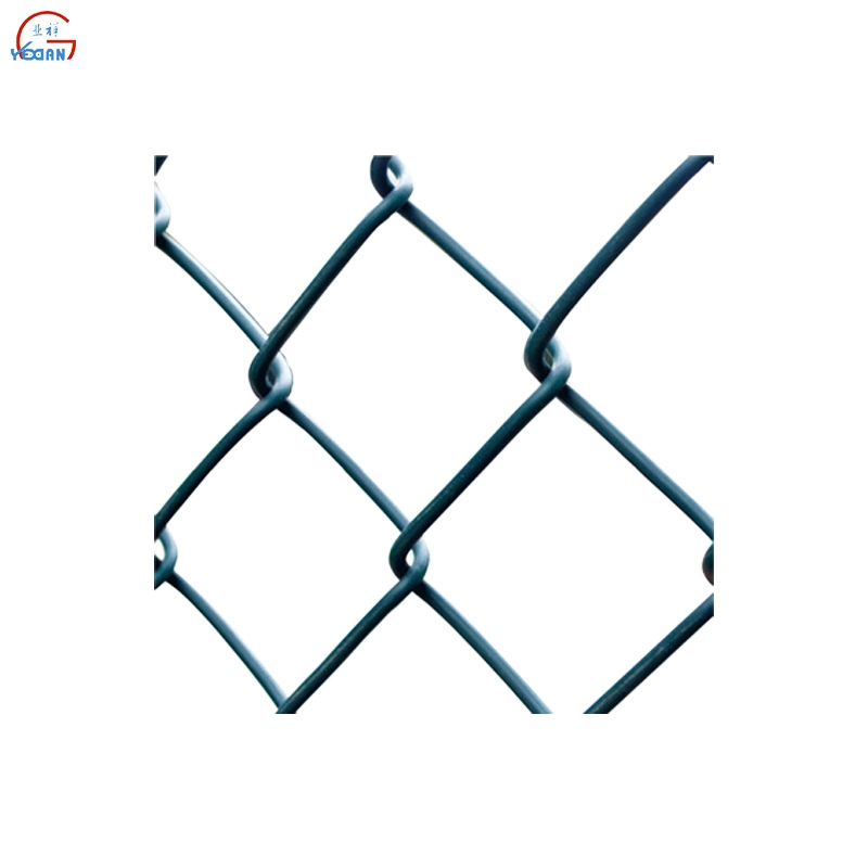 Low Carbon Steel Wire Mesh Anti-Shear Alarm Chain Link Fence Railway Fencing