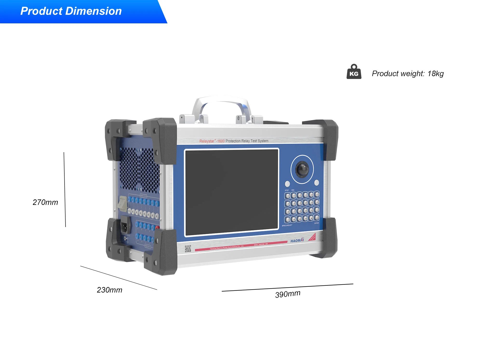 Secondary Injection Relay Test Set with High Accuracy for Protection Relays