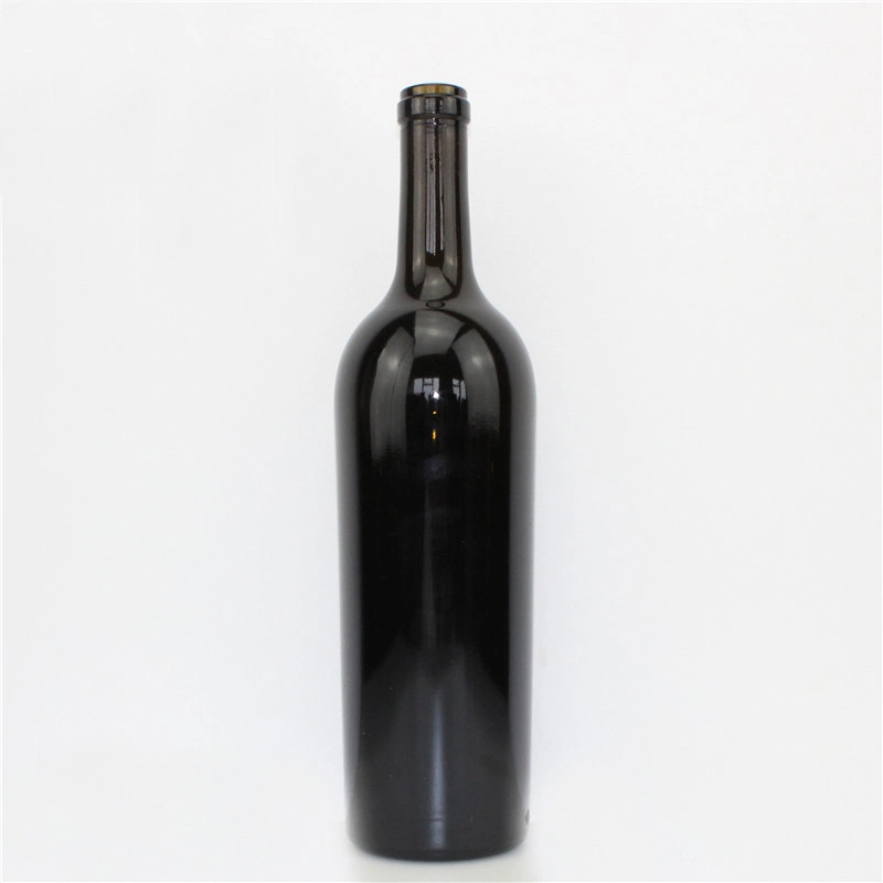 Wholesale/Supplier Red Wine Bottle Dark Green Empty Luxury Manufacturers Champagne Burgundy Empty Wine Glass Bottles