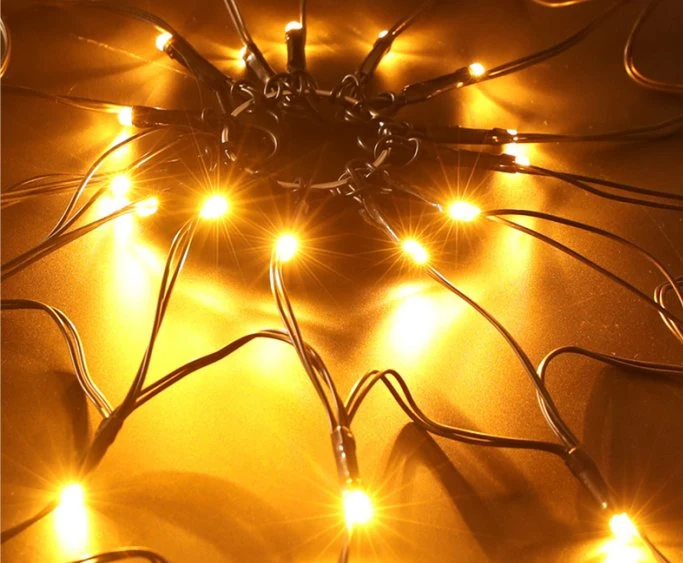 Halloween Spider Web LED Light String Home Garden Decoration Halloween Decorative Lighting