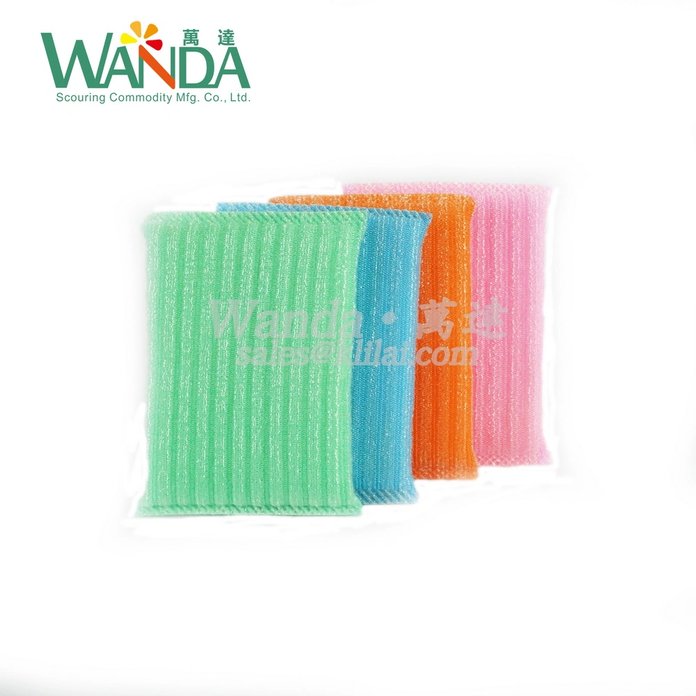 High Quality Household Cleaning Sponge Scourer Mesh Sponge for Kitchen