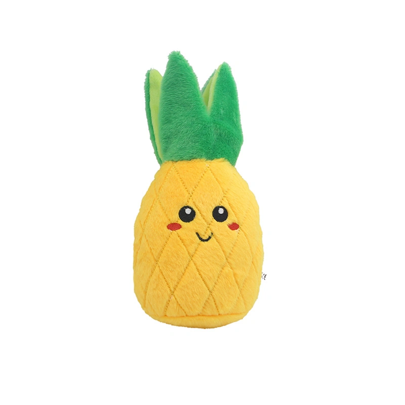 Pet Blush Sound Toys الفاكهة والخضار Cactus Corn Eggpant أدوات لعبة لغز الكلاب