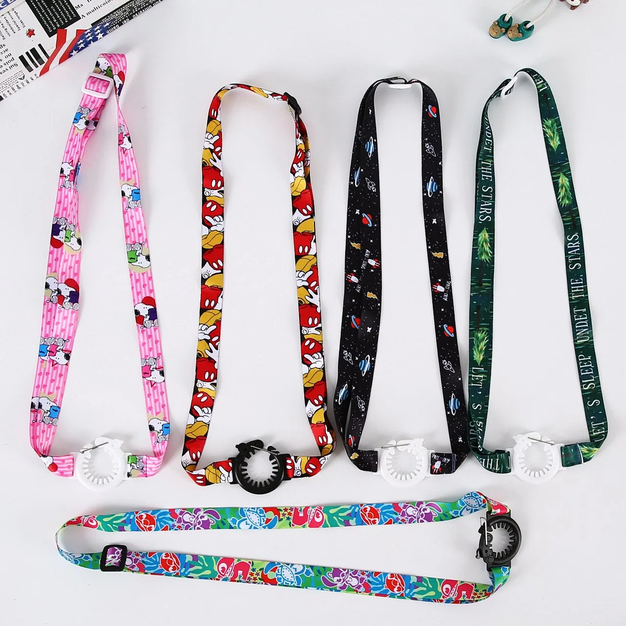 Promotional Custom Lanyard with Silicone Embossed Logo