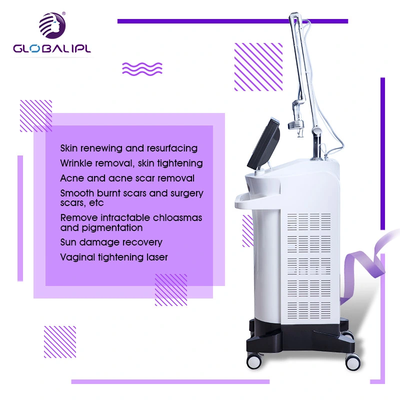 Long cycle de vie médicale Rajeunissement de la peau fractionnaire de CO2 Laser Laser anti de vieillissement de la machine