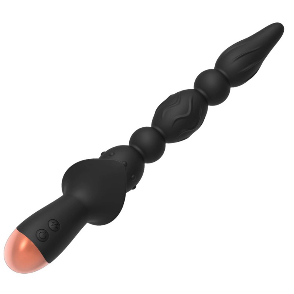 Topo de rosca longa bujão grande com esferas Dildos for Man Casais de sexo brinquedos