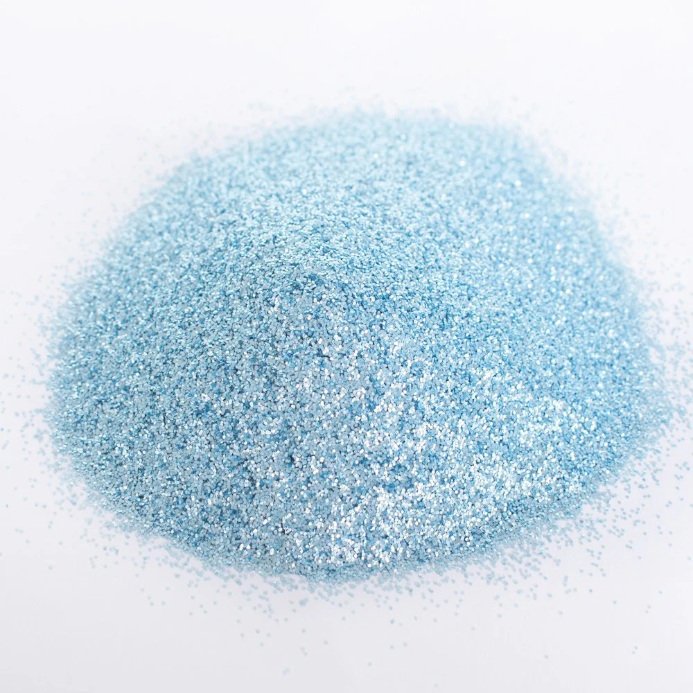 G5640 Neu Houlk Fine Crystal Blue Pet Glitter Powder für Weihnachten Nail Art Kosmetische Dekoration