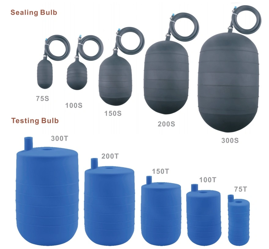 High Inflatable Pressure Sealing Airbag Test Plug Pipeline for Pipe Test