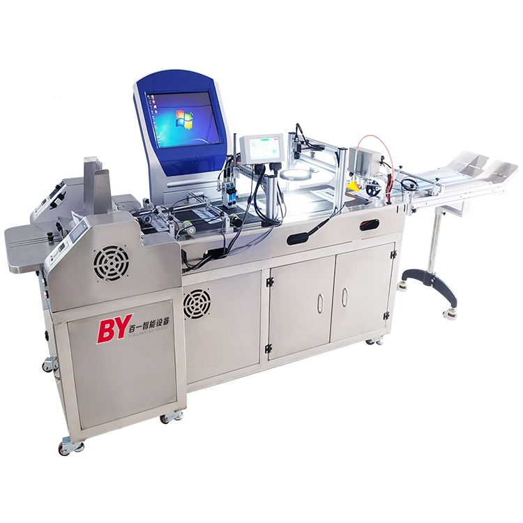 High Speed Precise and Automatic Stainless Steel Large Low Noise Spray Printing Friction Feeder Paging Machine