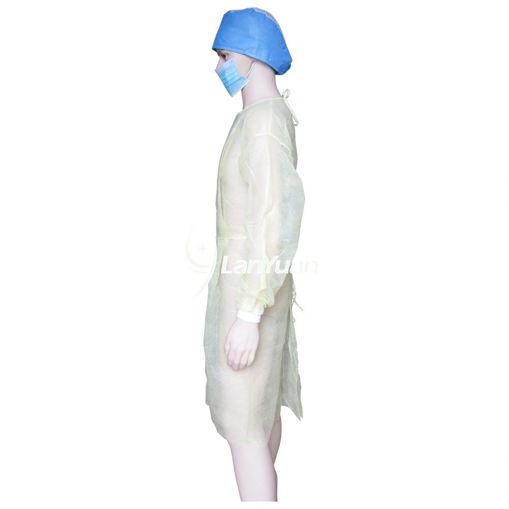 PP Patient Coat Nonwoven Isolation Gown