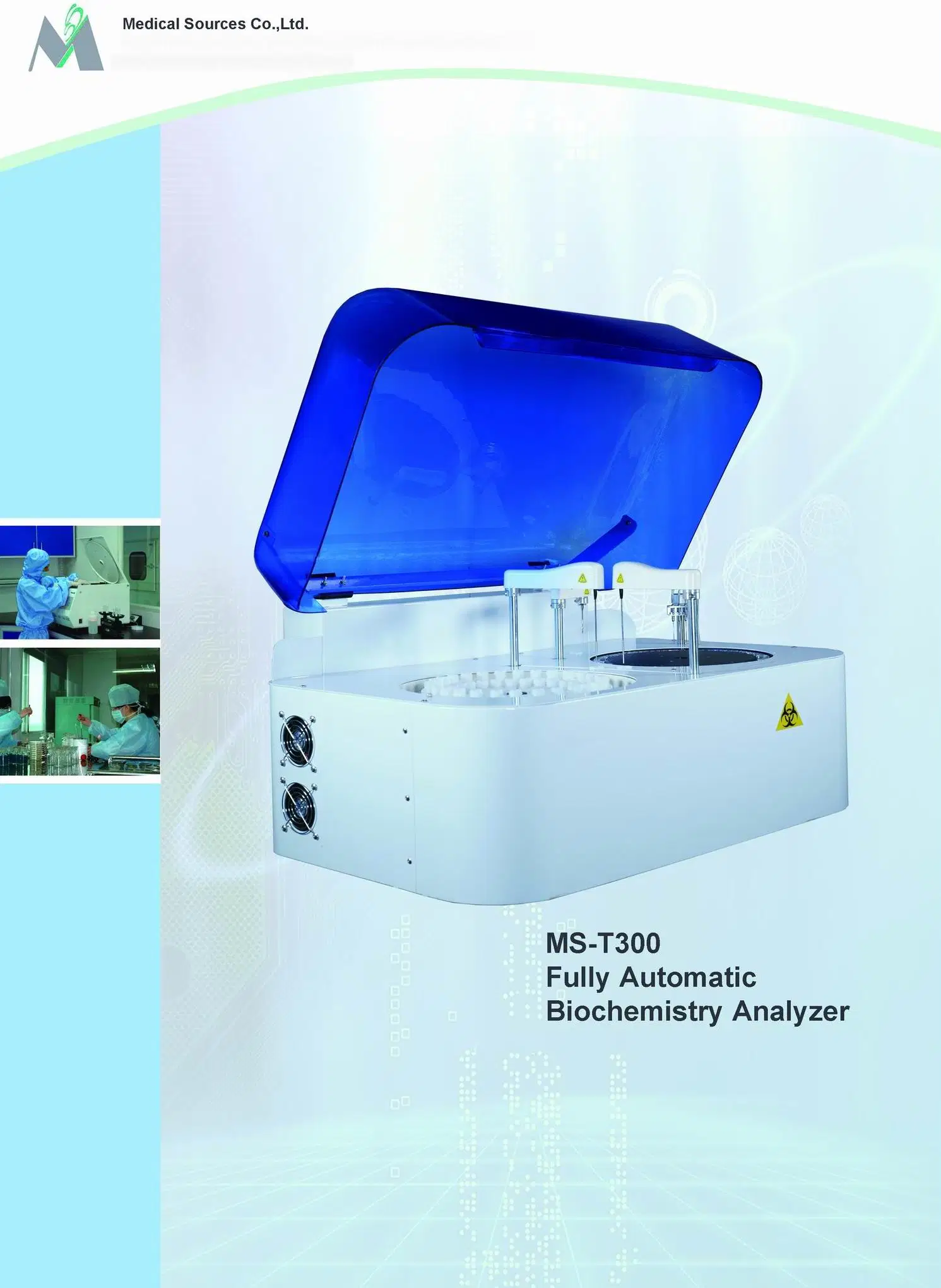 Analyseur automatique entièrement biochimique médical de bonne qualité