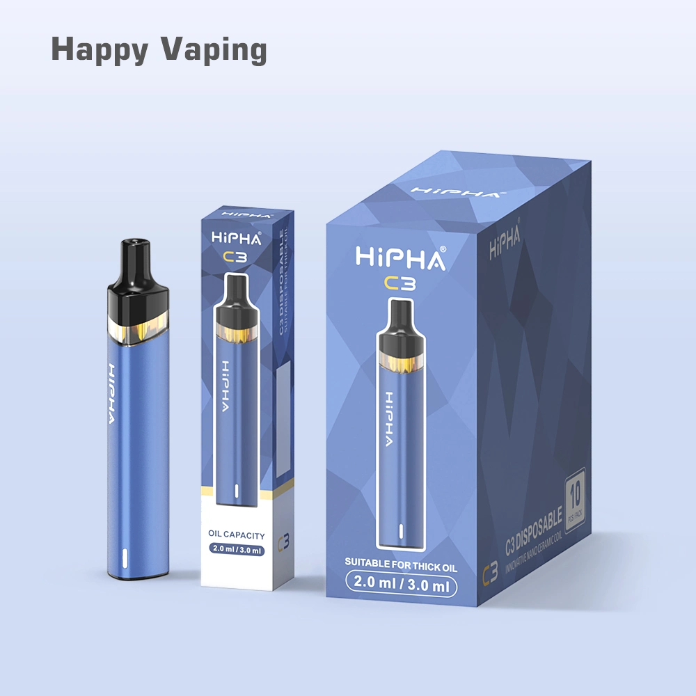 Mayorista/Proveedor I VAPE 0 nicotina C3 botón de precalentamiento HHC aceite Sistema de cápsula vacía 1ml D8 VAPE cartuchos cerámicos desechables