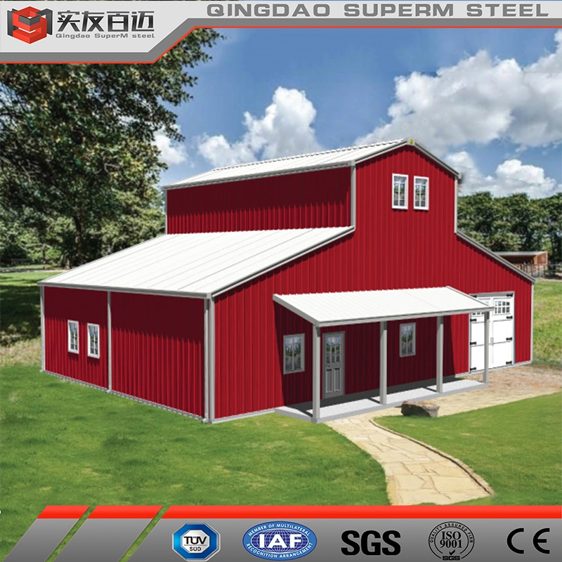 Hot Sales Light Steel Construction Building Prefabricated Steel Structure Steel Frame Metal Barn