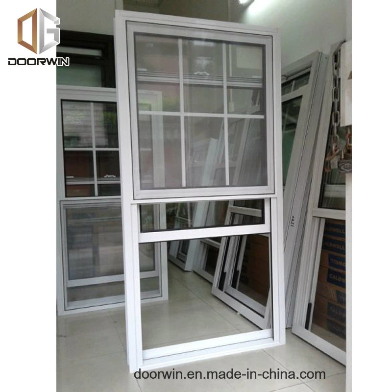 Thermal Break Aluminum Single Hung Double Glass Window