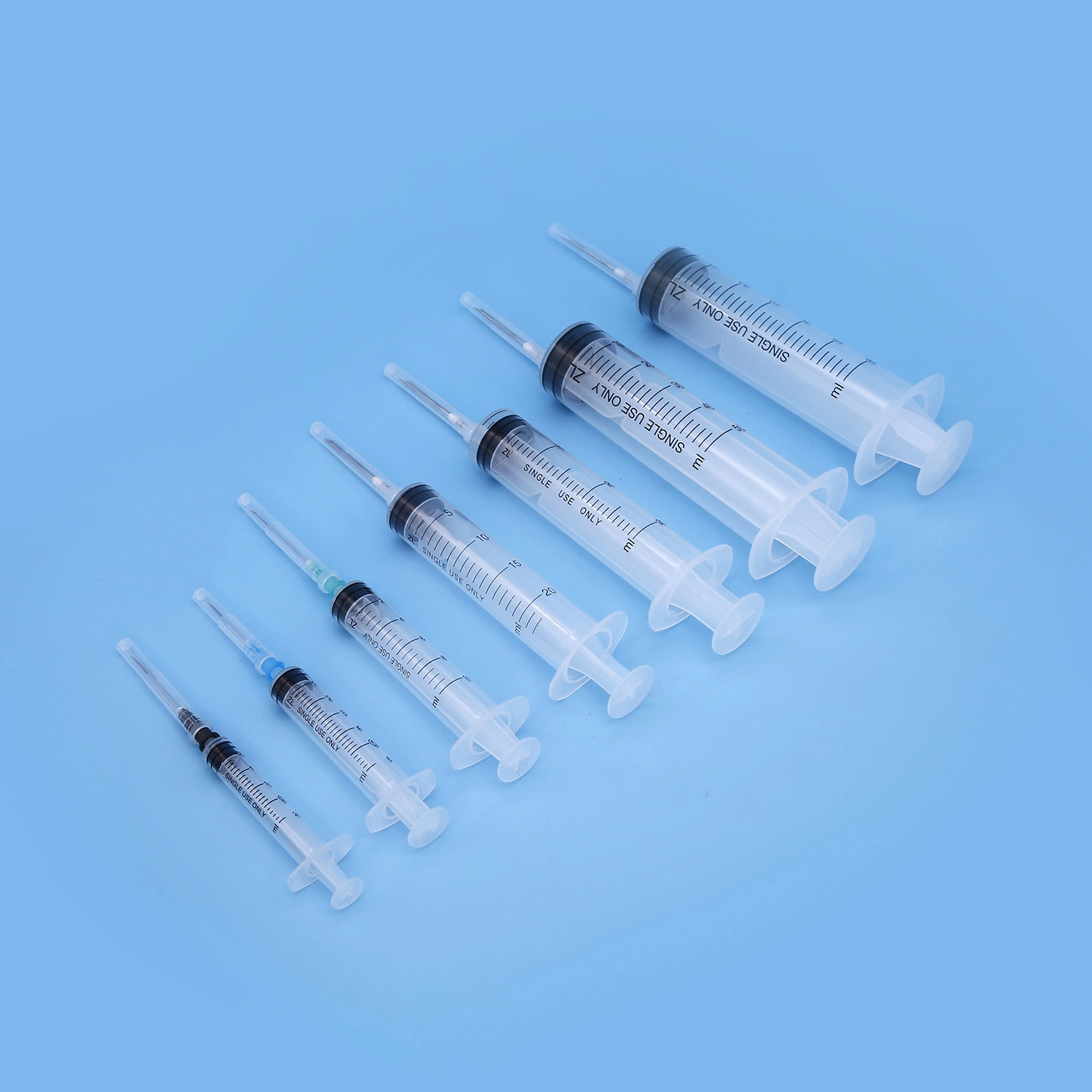 Disposable Safety Insulin Syringe with Needle