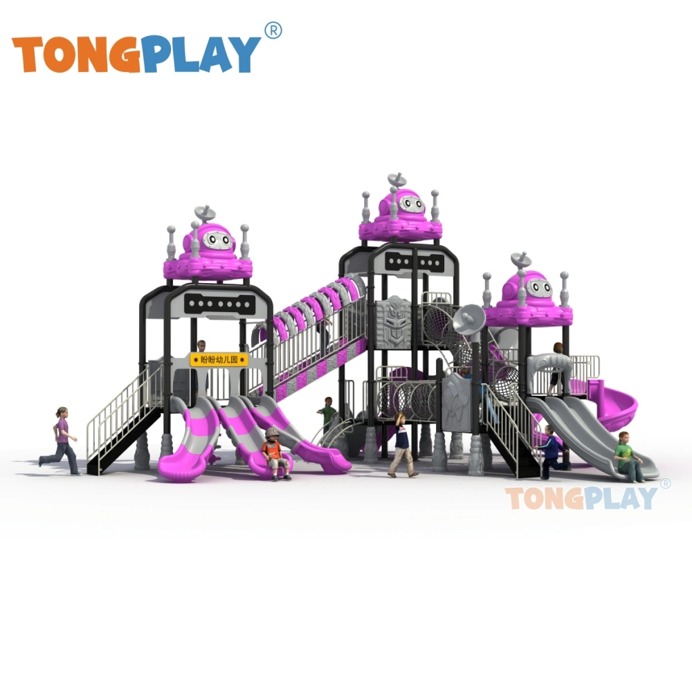 Rutsche Kunststoff-Ausrüstung Spielplatz Im Freien Kinder Unterhaltung Kinder Lustige Spielhaus Happy Game