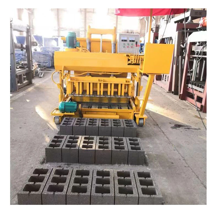 Interlocking Brick Making Machine with Cement Mold 6A Model