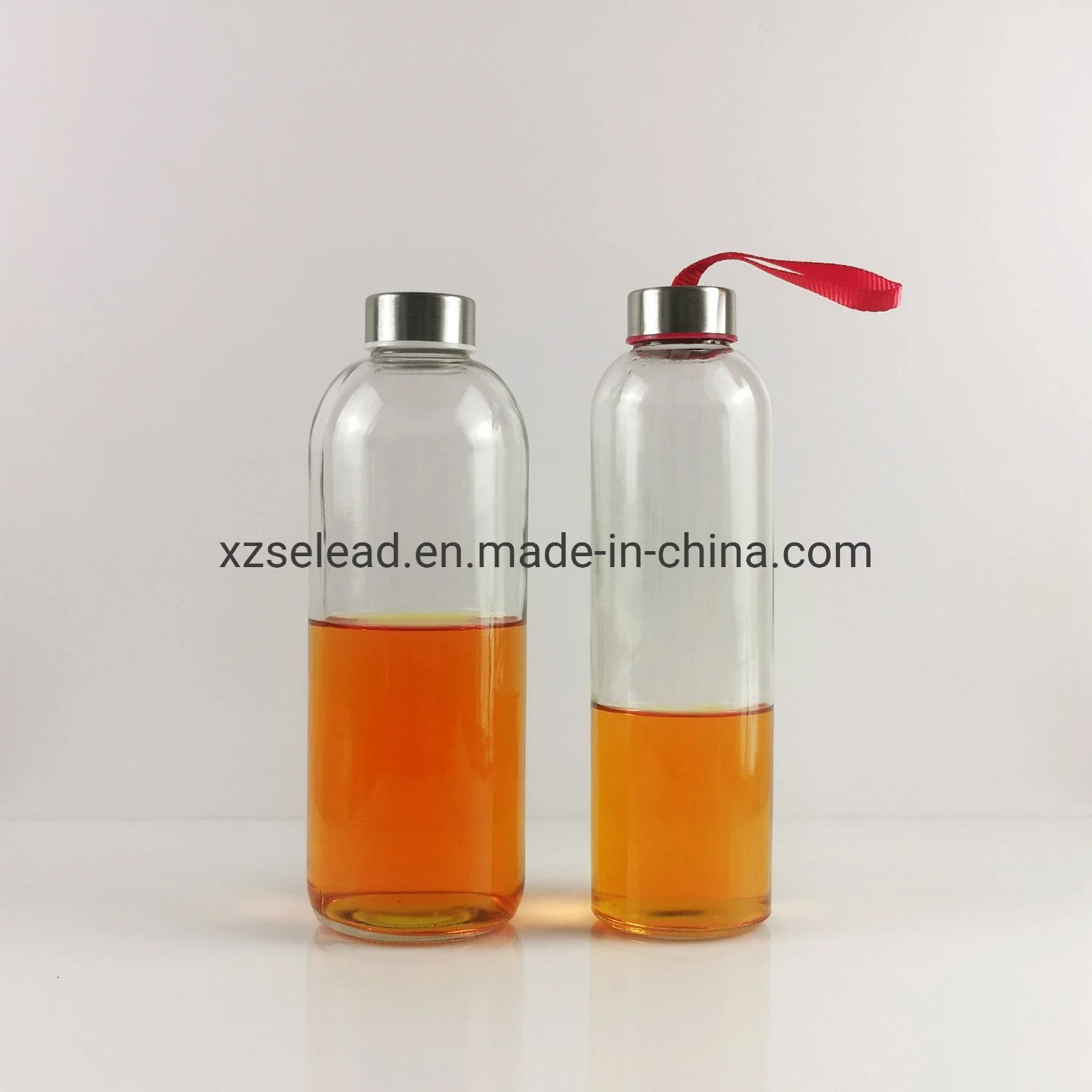 Wholesale/Supplier High quality/High cost performance  Travel Glass Water Bottle with Bamboo