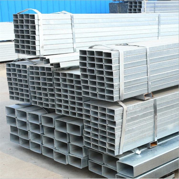 25*25 mm cuadrado Tubo de acero galvanizado