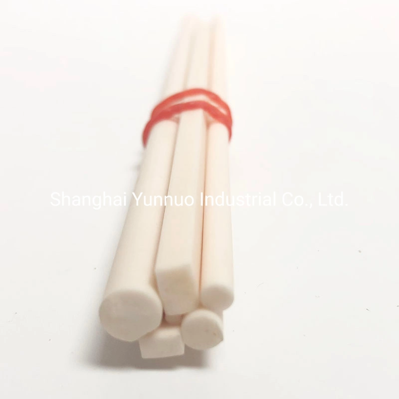 Round Flat Alumina Ceramic Stirring Rod Al2O3 Alumina Sticks