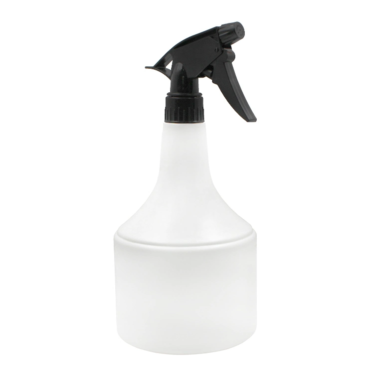 Detergant Liquid Laundry Bottle White Plastic HDPE 1 Liter Cleaning Trigger Sprayer Bottle