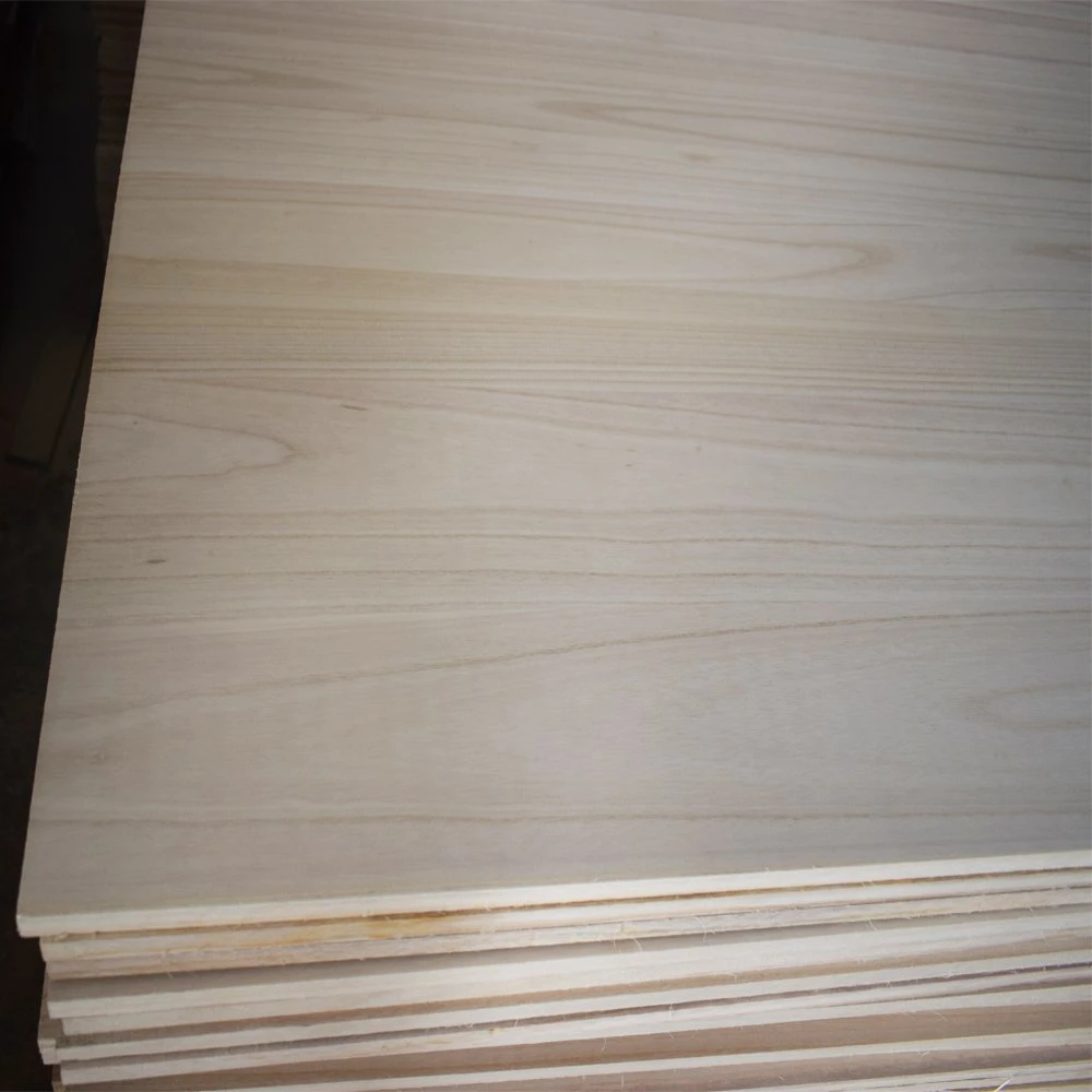 Solid Furniture Board Paulownia Wood Drawer Side Board