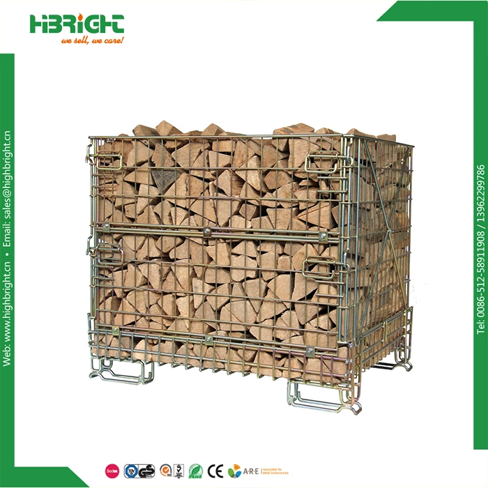 Wire Mesh Euro Pallet Box Cage Container