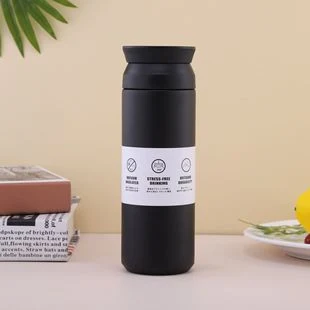 Thermoskannen Vakuum-Isolationswasserbecher 12oz 16oz mit Griff Oder gerade nach oben Flasche