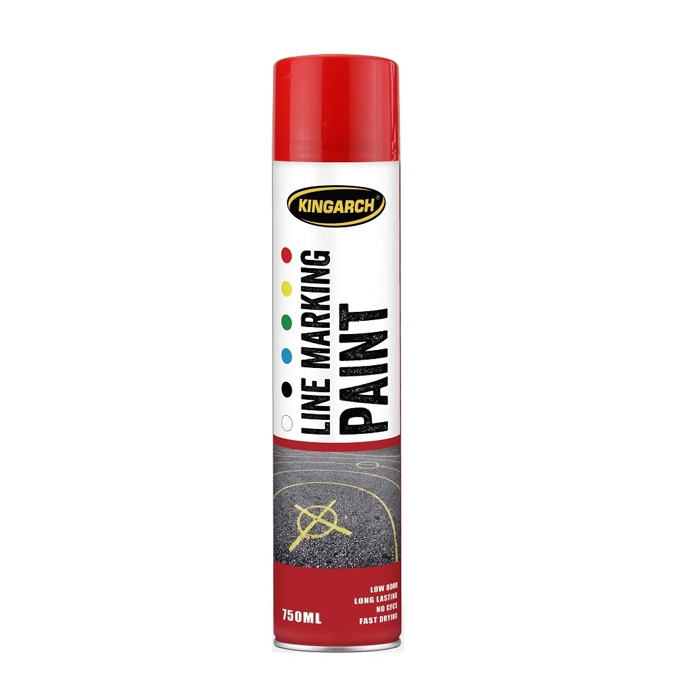 Kingarch 750ml Permanent Road Marking Paint Aerosol Spray Line Marker