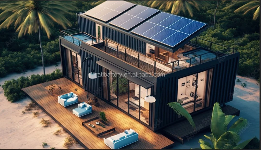 Expandable Casas Prefabricadas House with Solar Electricity Sunrooms Glass House