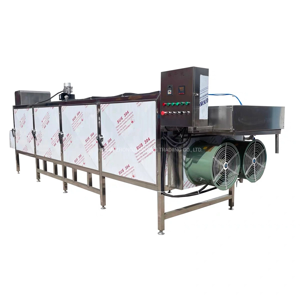 Air Dryer Corn Air Drying Line Fruit and Vegetable Cleaning, Drainage
