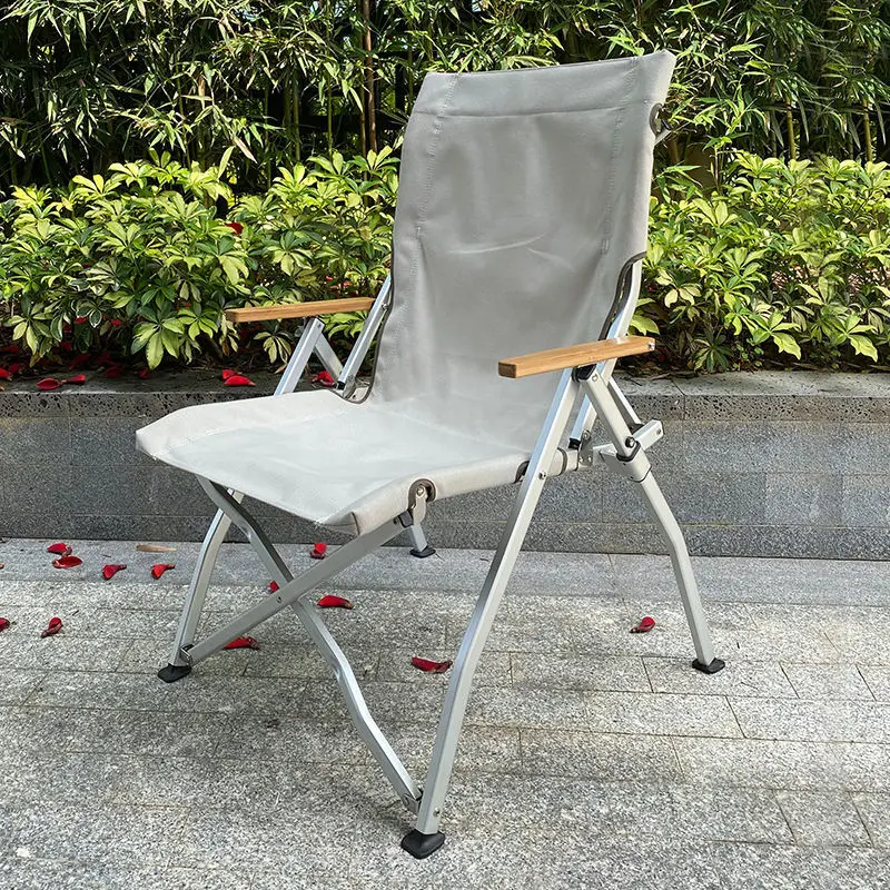 Chaises de camping pliantes en aluminium confortables et populaires