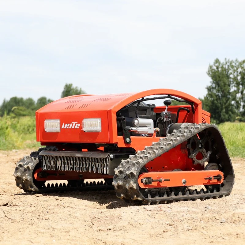 Hohe Qualität CE genehmigen Alle Gelände Gras Schneidemaschine Crawler Bürstenschneider Landwirtschaft Elektrische Fernbedienung Multifunktionales Ai Roboter Rasen Mäher, Niedrige Pric