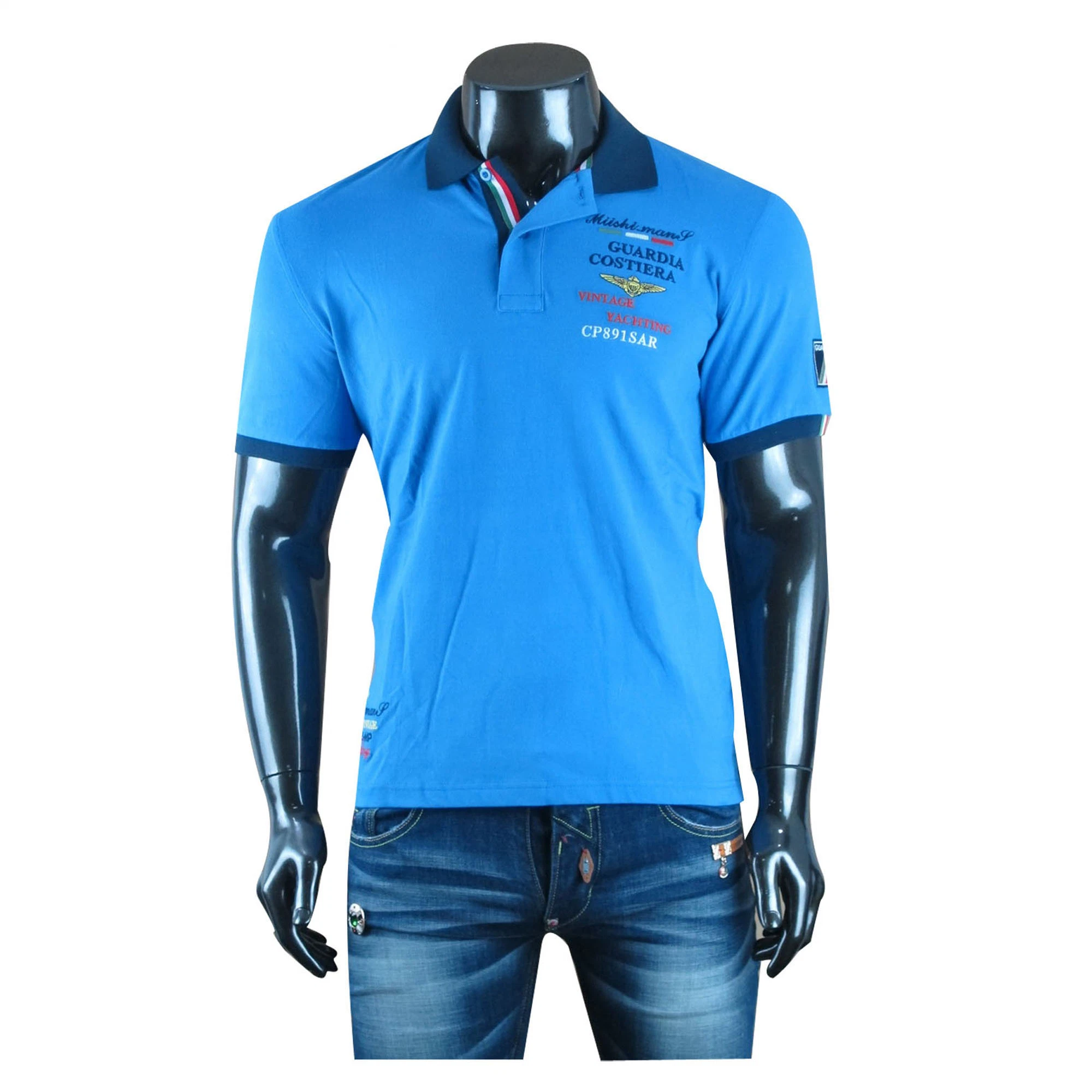 Custom/Customized Clothes/Clothing Plain/Blank/Stripe Printing/Printed/Embroidery Apparel/Garment Cotton/Polyester Pique/Jersey Polo Shirt
