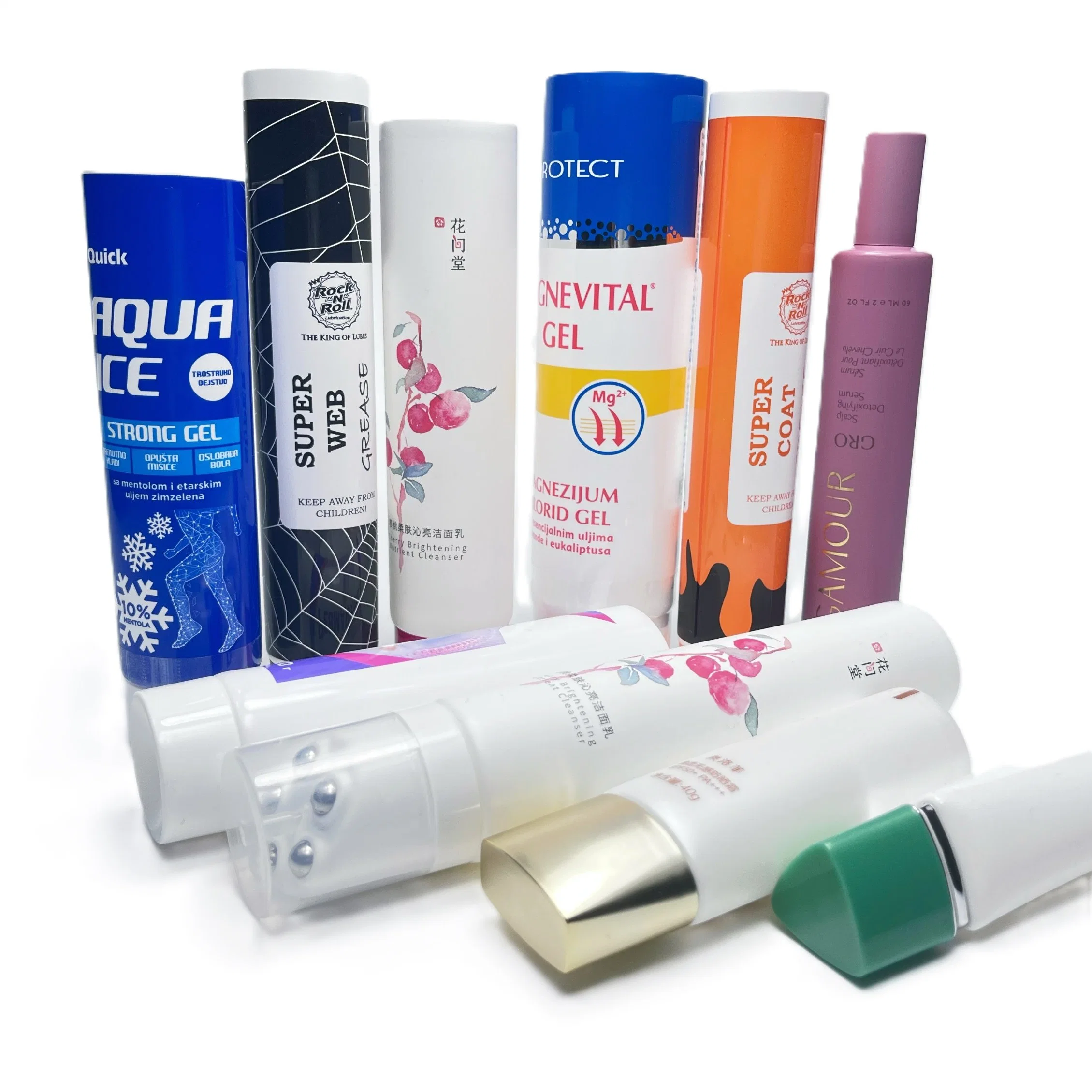 Plastic Cosmetic Packaging Tubes for Skin Care Products