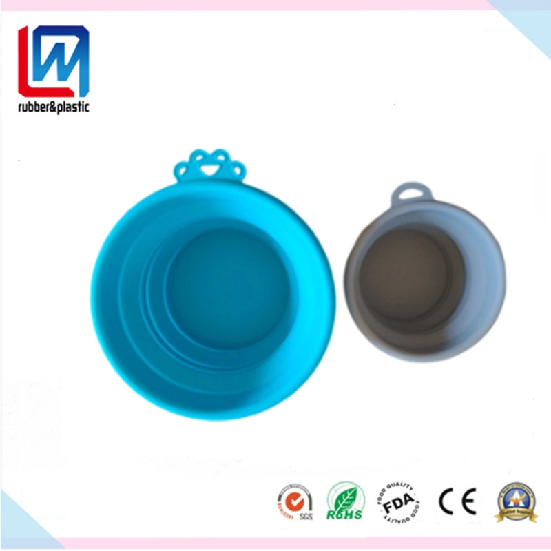 OEM Custom Silicone Rubber Pet Bowl for Cat Dog Drinking Feed Food