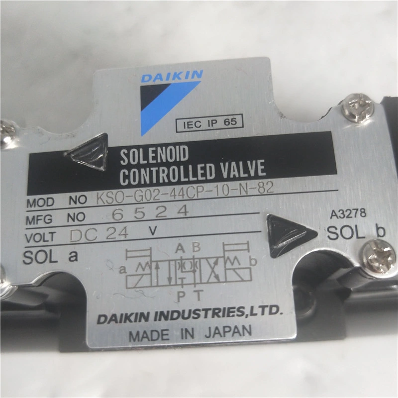 Válvula controlada por solenoide de entrada do Dai KSO KSO KSO-D02/G03 KSO-G02-2dp-10 KSO-G03-2bp-20-P-194 hidráulica Válvula a preço razoável