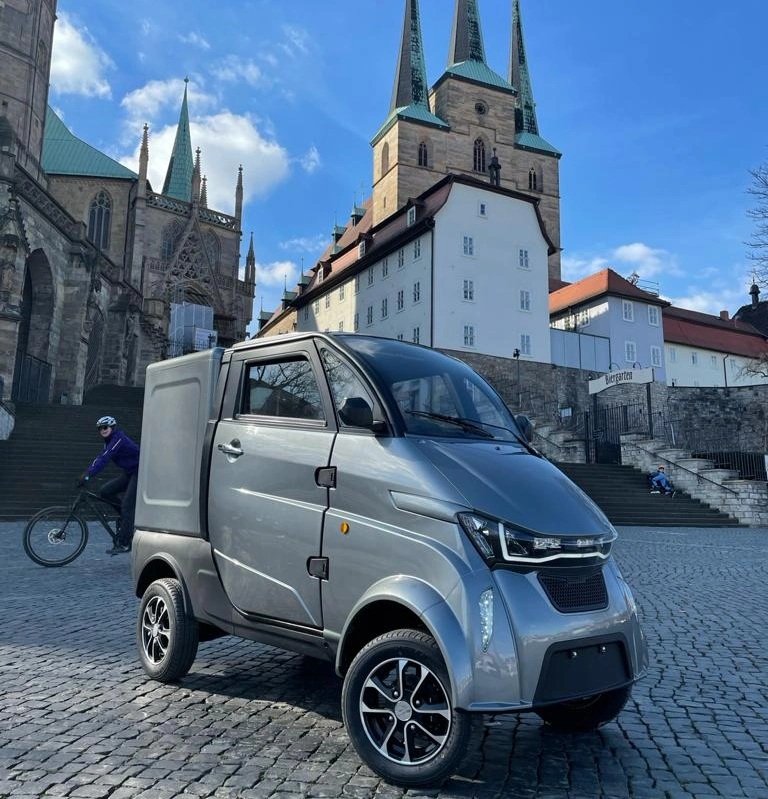 EEC Aprovação L6e 4kw Mini Van de Entrega de Comida do KFC Veículo Motorizado