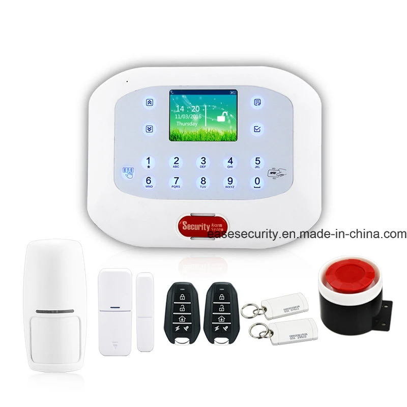 Intelligent Wireless Burglar Alarm System with Quad Band GSM Frequency