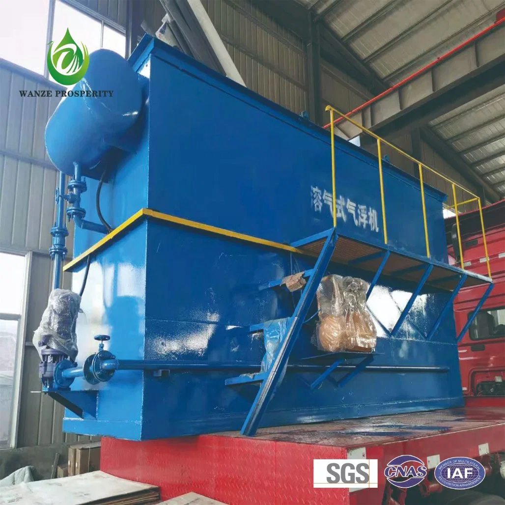 Food Factory Special Daf Dissolved Air Float Sewage Treatment Equipment