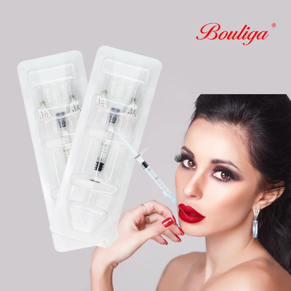 Bouliga 1 ml de remplisseurs cutanés injectables d'acide hyaluronique 24 mg/ml de remplisseurs pour les lèvres