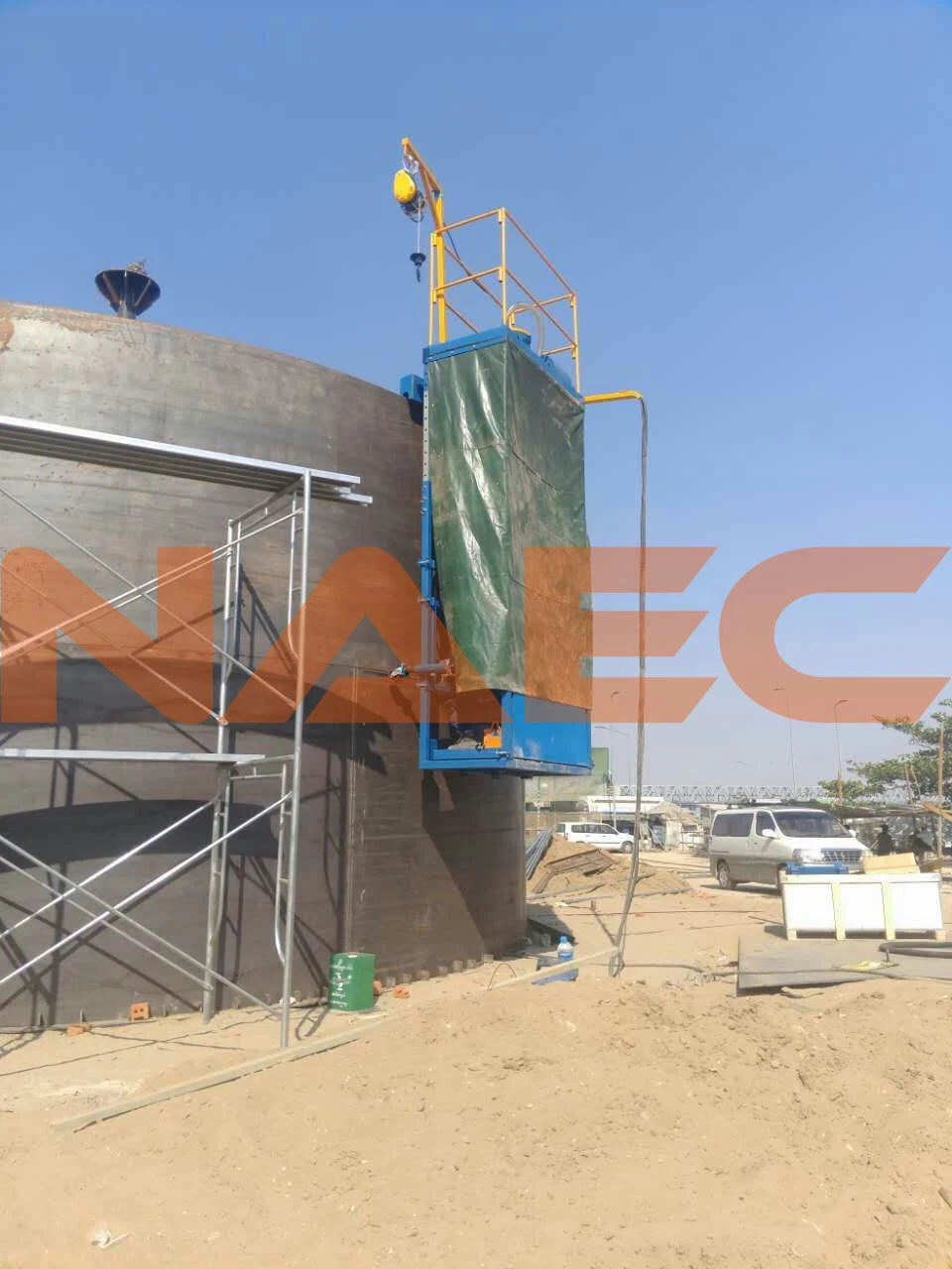 Naec Automatic Girth/Circumferential Welding Machine for LNG Tank Erection