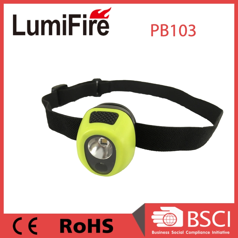 Patented Two LED Grade Ipx7 Waterproof Children's Mini Headlamp