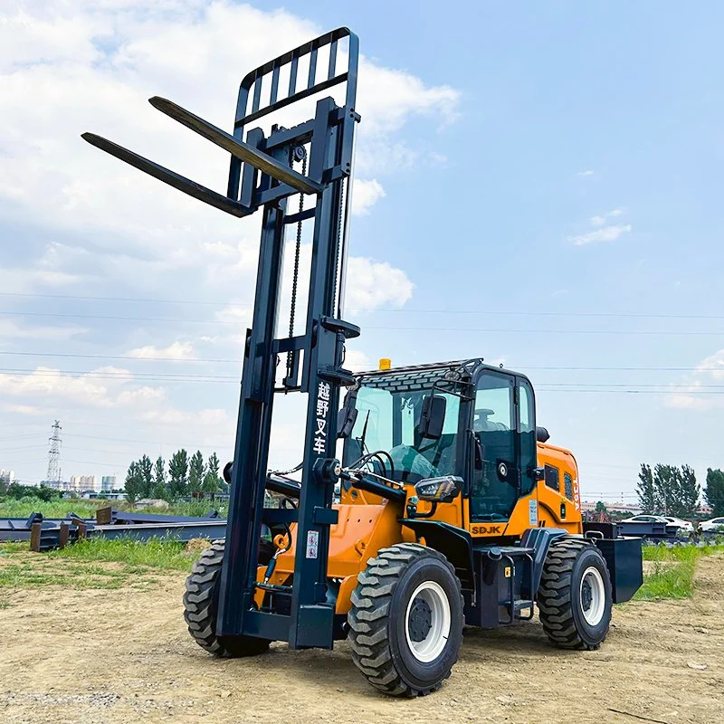 Fast Delivery Factory Price CE ISO Multi-Purpose New Four Wheel Drive 3ton to 6t Diesel 4X4 All Rough Terrain Forklift/ off-Road Forklift with CE ISO