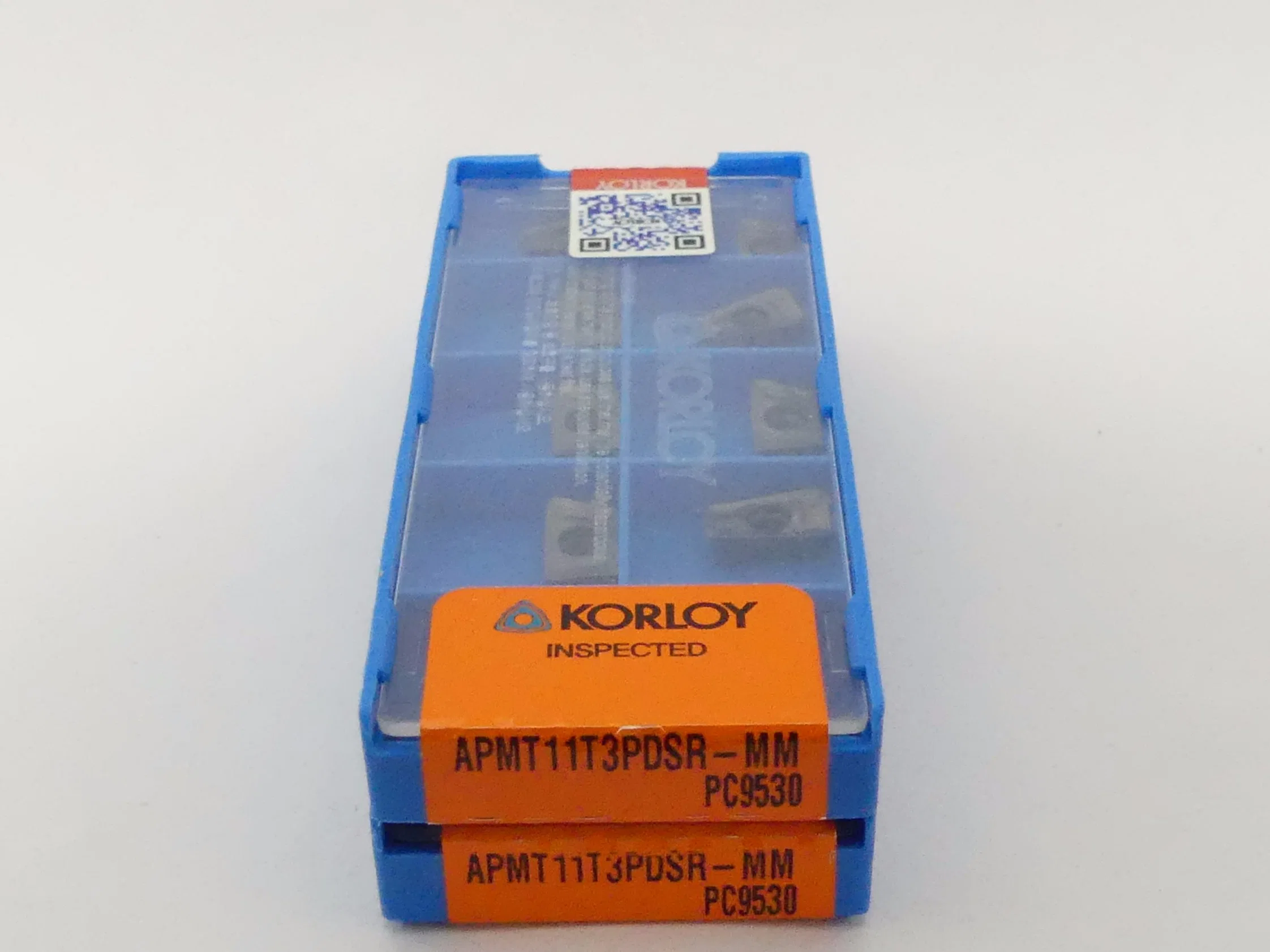 Korloy Apmt11t30pdsr-mm PC9530 pour des extrémités de fraisage de carbure d'outils