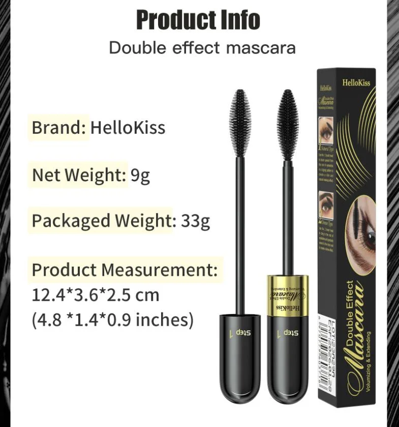 Mascara Waterproof and Slender, Thick and Curl Eyelash Makeup Product