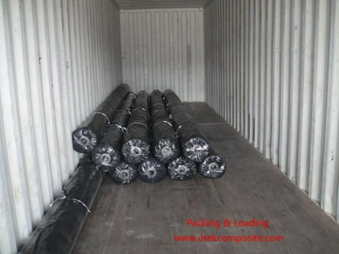 Bitumen Coated Fiberglass Geogrid with Light Weight Nonwoven