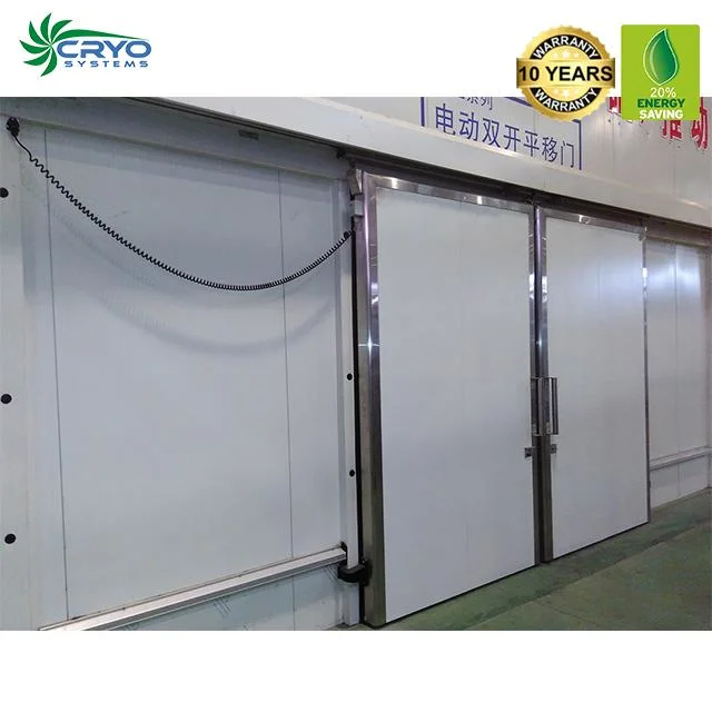 Cold Room/Cold Storage Door Automatic/Manual Sliding Door for Cold Storage