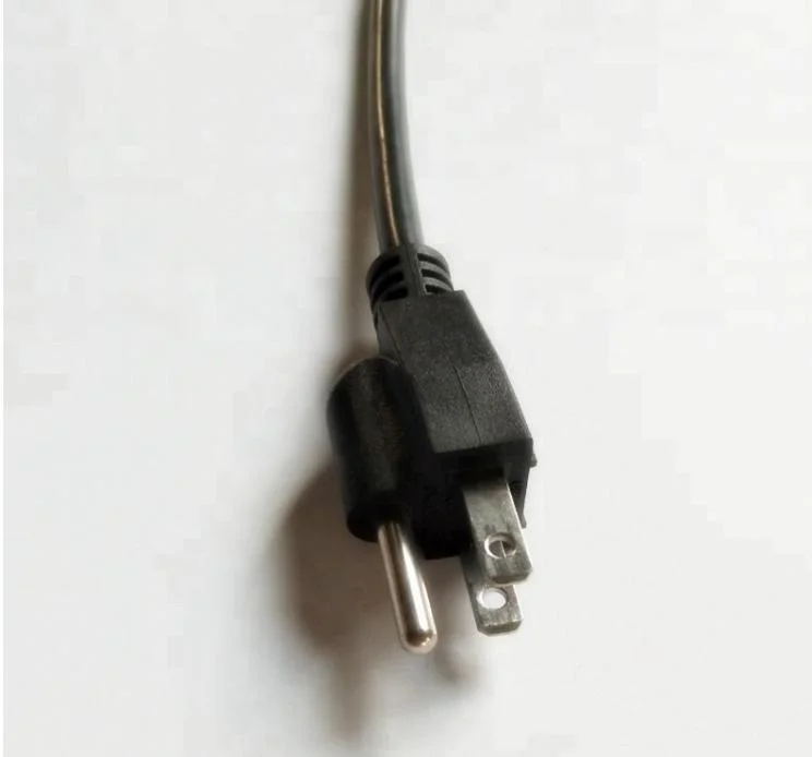 American/US 3-Pin 18AWG/16AWG/14AWG Netzkabel Stecker Factory Direct Sales, Support Customization