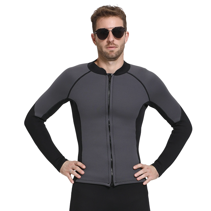 1252# New Style 3mm Keep Warm Sportswear Front Zip Diving Suit Wetsuit for Diving