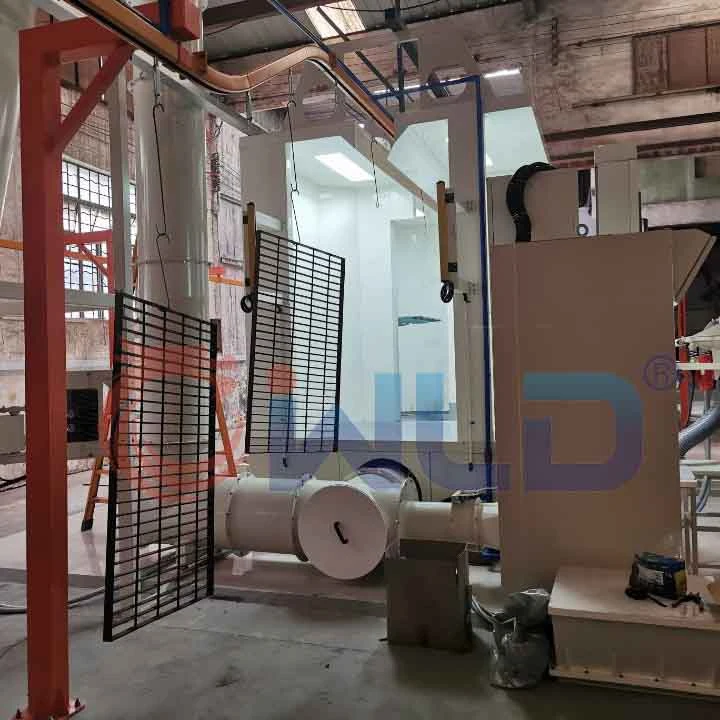 Wld Quality Automatic Automotive Electrostatic Metal Coating Spraying Painting Spray Machine Manufacturer System Metal Powder Coating Machine with Curing Oven